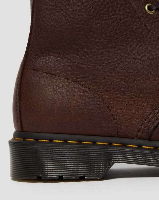 Botas Con Cordones Dr. Martens 101 Ambassador Mujer Marrom MX-81657
